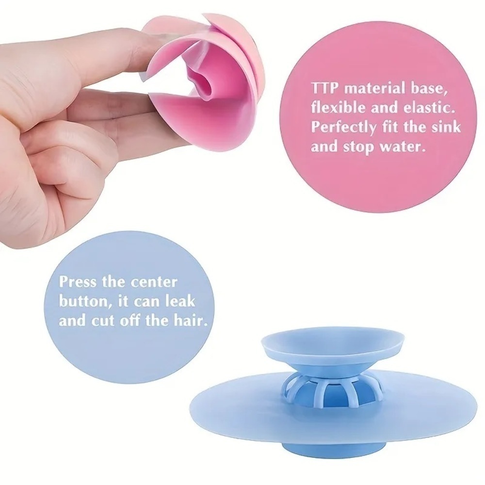 Green Silicone Drain Stopper - Picture 2 of 6